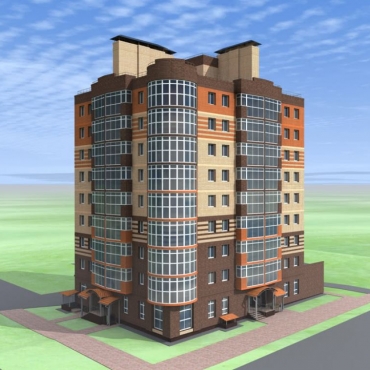 Строительство 9-ти этажного многоквартирного дома со встроенными нежилыми помещениями и паркингом по адресу: г.Калуга, ул.Тульская, д. 101 СтройТехПроект Калуга